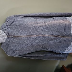 ATHLETA Zip Up Hoodie Medium Gray
